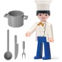 EFKO IGRÁČEK Kuchař povolání set figurka kloubová s doplňky