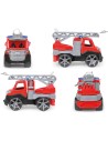 LENA TRUXX 2 auto hasiči funkční set s figurkou stříká vodu plast v krabici