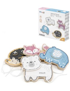 VIGA DŘEVO PolarB Provlékací zvířátka *DŘEVĚNÉ HRAČKY*