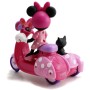 JADA IRC Scooter se sajdkárou set s figurkou Minnie Mouse na vysílačku na baterie