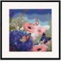 GRAFIX Diamantové malování mozaika Květiny 30x30cm Diamond Painting