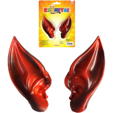 KARNEVAL Uši čerta/ďábla set 1 pár *KARNEVALOVÝ DOPLNĚK*