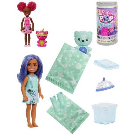 MATTEL BRB Panenka Barbie Bubble Tea Pop Reveal 5 překvapení 4 druhy