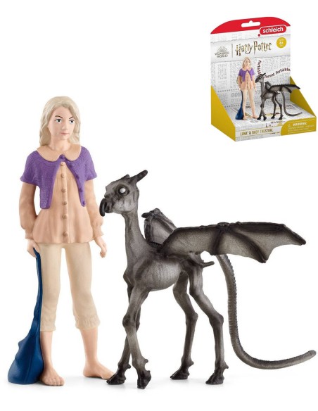 SCHLEICH Harry Potter set figurka Lenka Láskorádová a mládě Testrála plast