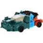 Auto závodní/robot Deformation Warrior transrobot set 2ks s doplňky 3 barvy