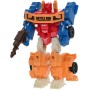 Auto závodní/robot Deformation Warrior transrobot set 2ks s doplňky 3 barvy