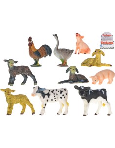Zvířátko mláďátko farma 4-9cm plastová figurka zvířátko 10 druhů
