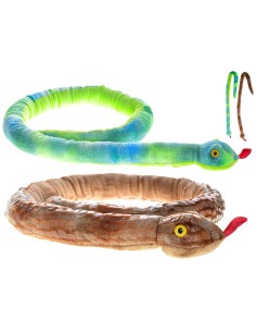 PLYŠ Had 135cm 2 druhy *PLYŠOVÉ HRAČKY*