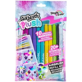 EP Line Airbrush studio náhradní barevná náplň set 10 barev se šablonami