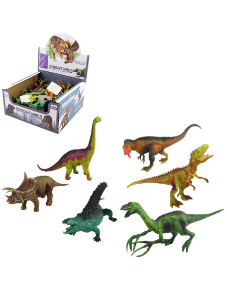 Zvířata dinosauři 11-18cm plastové figurky zvířátka 6 druhů