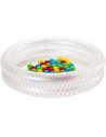 BESTWAY Set baby bazén kruhový nafukovací 91cm se soft míčky 50ks 2 barvy 51141