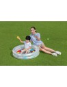 BESTWAY Set baby bazén kruhový nafukovací 91cm se soft míčky 50ks 2 barvy 51141