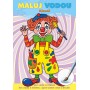 AKIM Maluj vodou podle barevných teček Klauni A5