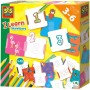 SES CREATIVE Nauč se počítat zvířátka kreativní set s pastelkami