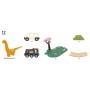 BRIO DŘEVO Vláček dráha Dino kruhová set vláčkodráha s dinosaurem