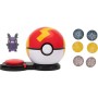 ORBICO Hra Surprise Attack herní set Pokémon + Pokeball s doplňky 3 druhy