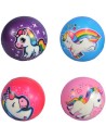 Míček soft měkký balonek s jednorožcem 7,5cm 4 druhy v sáčku