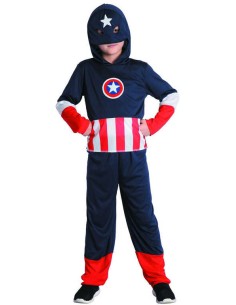 KARNEVAL Šaty Akční hrdina duhový vel. S (110-120cm) 4-6 let *KOSTÝM*