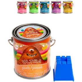 EP Line Ultra písek magický 120g set s formičkou 6 barev v plechovce