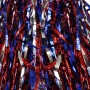 Mávátko party pom pom (pompon) třásně trikolora set 2ks na fandění