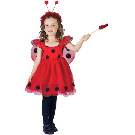 KARNEVAL Šaty Beruška vel.XS (92-104 cm) 3-4 roky KOSTÝM