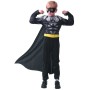 KARNEVAL Šaty akční hrdina černý vel. S (110-120 cm) 4-6 let KOSTÝM