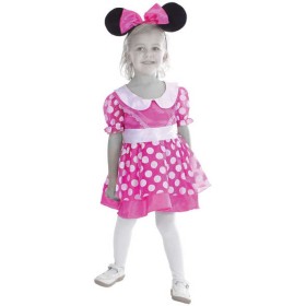 KARNEVAL Šaty MYŠKA RŮŽOVÁ vel. XS (92-104 cm) 3-4 let KOSTÝM