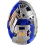 Dinosaurus zvířátko / robot skládací 11cm vejce s přeměnou 4 barvy plast