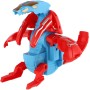 Dinosaurus zvířátko / robot skládací 11cm vejce s přeměnou 4 barvy plast