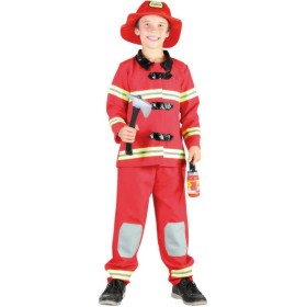 KARNEVAL Šaty Požárník hasič vel.M (120-130cm) 5-9 let KOSTÝM