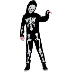 KARNEVAL Šaty kostra chlapec vel. M (120-130 cm) 5-9 let KOSTÝM