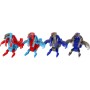 Dinosaurus zvířátko / robot skládací 11cm vejce s přeměnou 4 barvy plast