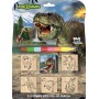 JIRI MODELS Razítka 5+1 s pop-up voskovou Dinosauři
