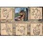 JIRI MODELS Razítka 5+1 s pop-up voskovou Dinosauři