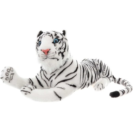 PLYŠ Tygr bílý ležící 55cm *PLYŠOVÉ HRAČKY*