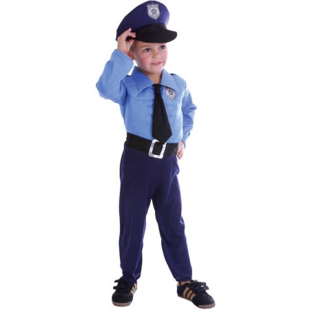 KARNEVAL Śaty Policista (92-104cm) 3-4 let KOSTÝM