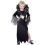 KARNEVAL Šaty ČERNÁ KRÁLOVNA vel. L (130-140 cm) 8-10 let KOSTÝM