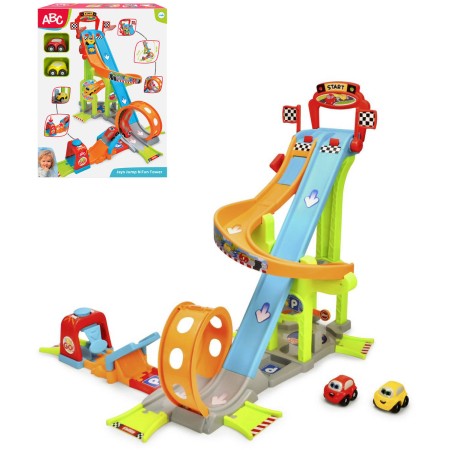 DICKIE ABC Mega Jump herní set baby akční dráha se 2 autíčky