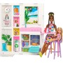 MATTEL BRB Herní set domek s příslušenstvím + panenka Barbie