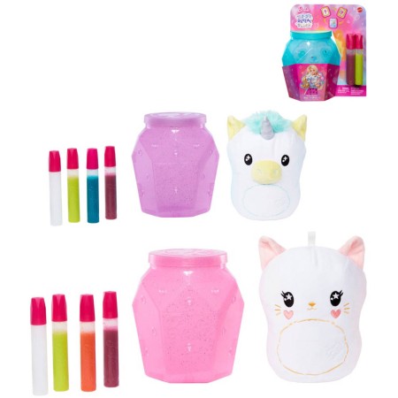 MATTEL BRB Plyšák zvířátko s barvičkami kreativní set batikování 3 druhy