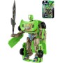 Transformer auto/robot 14cm transrobot bojový Zelený s přeměnou 2v1