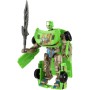Transformer auto/robot 14cm transrobot bojový Zelený s přeměnou 2v1