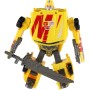 Transformer auto/robot 14cm transrobot bojový Žlutý s přeměnou 2v1