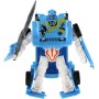Transformer auto/robot 14cm transrobot bojový Modrý s přeměnou 2v1