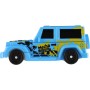 Transformer auto/robot 14cm transrobot bojový Modrý s přeměnou 2v1