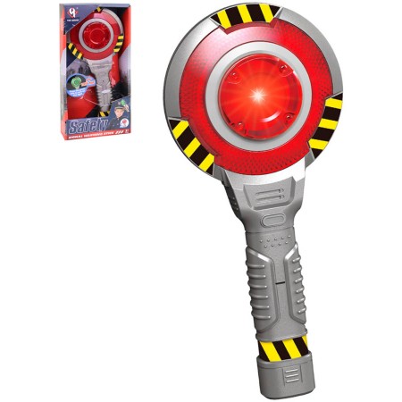 Terč policejní zastavovací dětská plácačka na baterie Světlo Zvuk plast