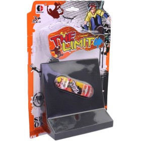 Skateboard prstový herní set s rampou fingerboard plast na kartě