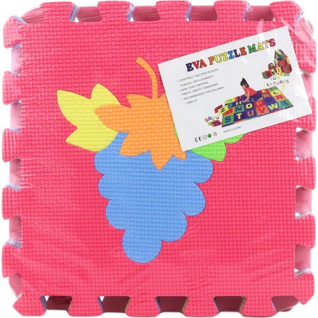 Měkké bloky Ovoce 9ks pěnový koberec vkládací puzzle podložka na zem