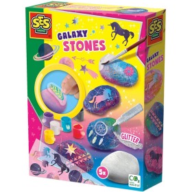 SES CREATIVE Galaxy malování kamínků kreativní set v krabici