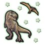 SES CREATIVE Explore Dinosauři s hvězdami nástěnná dekorace ve tmě svítící
